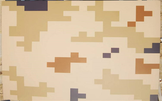 西青荒漠迷彩漆喷涂